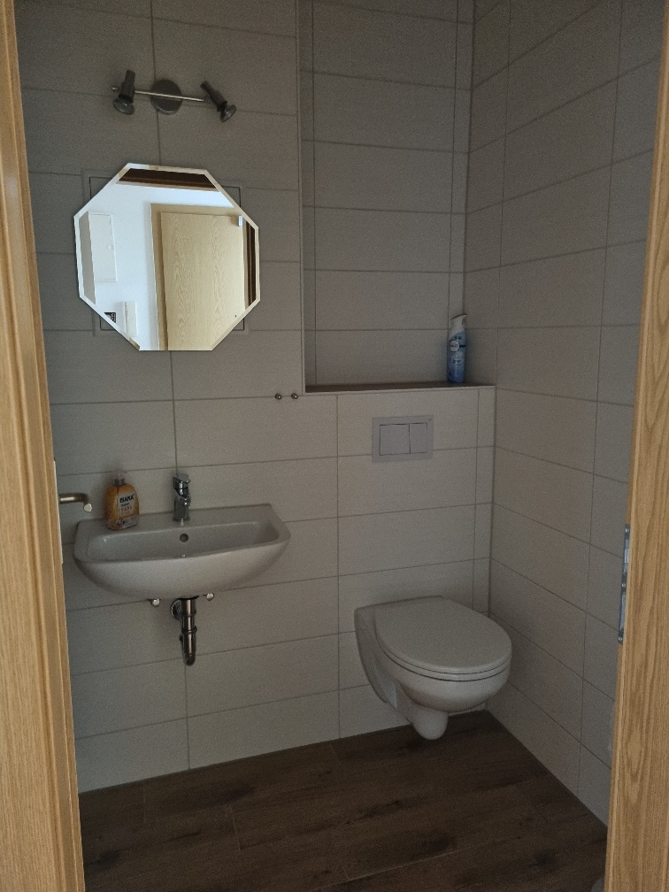 Badezimmer der Gästewohnung Am Kanal 27